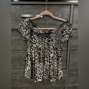 No Boundaries off the shoulder shirt